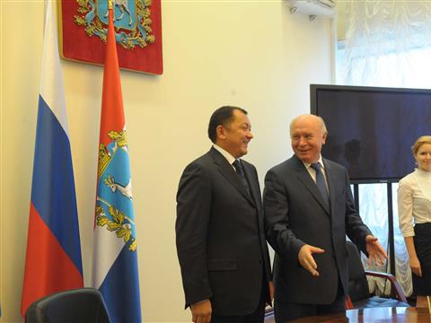 Николай Меркушкин встретился с делегацией Западно-Казахстанской области