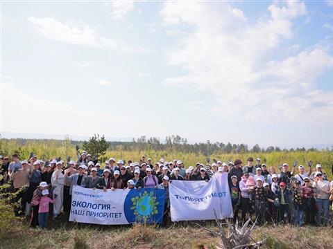 "Тольяттиазот" принял участие в экопроекте по посадке леса