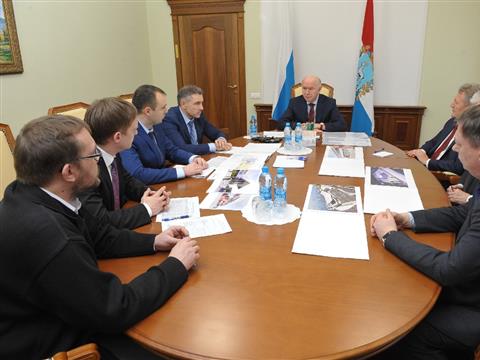  Николай Меркушкин провел совещание, посвященное строительству нового речного вокзала в Самаре