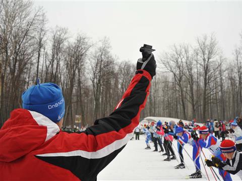 "Волжская коммуна" провела свою лыжную гонку уже в 75-й раз