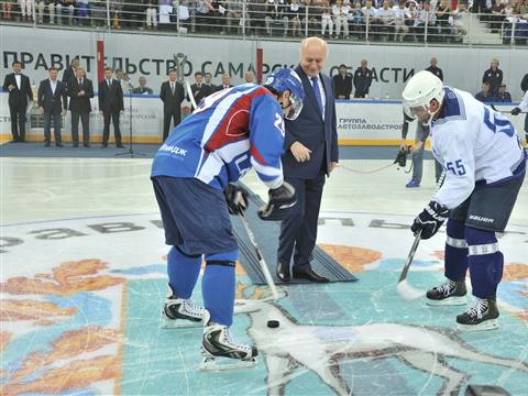 Николай Меркушкин открыл ледовый дворец "Лада-Арена" в Тольятти