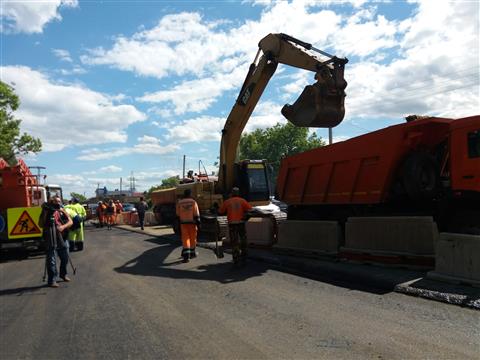 ООО "Самаратрансстрой" завершает ремонт Красноглинского шоссе