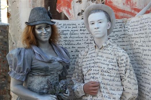 Артисты тольяттинского театра "Барселона" заняли призовое место на всероссийском чемпионате живых статуй