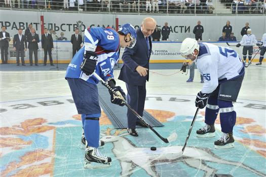 Николай Меркушкин открыл ледовый дворец "Лада-Арена" в Тольятти