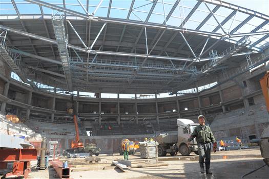 Ледовый дворец "Лада-Арена" планируют сдать к концу мая этого года