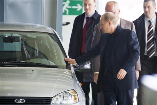 В Тольятти  Путин примет участие в работе Съезда Союза машиностроителей России и опробует новинку АвтоВАЗа седан Lada Granta