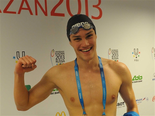Пловец из Тольятти Семен Макович стал единственным российским пловцом, пробившимся в финал заплыва на 400 м комплексным плаванием на Универсиаде-2013