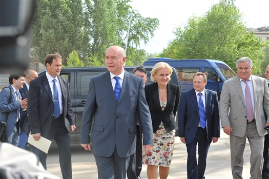 Николай Меркушкин посетил клинику ИДК совместно с вице-премьером правительства РФ Ольгой Голодец