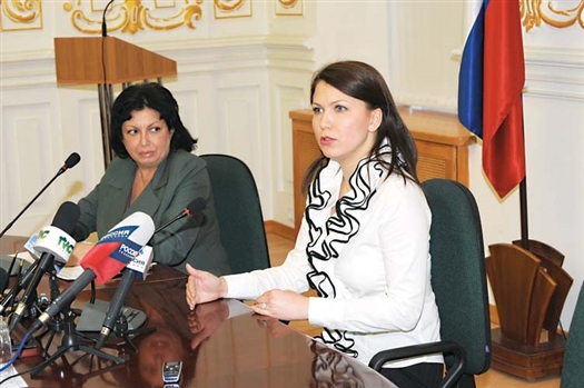 Певица Екатерина Лехина (справа) стала первой гостьей проекта «Самарские бренды»