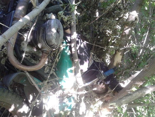 В Ставропольском районе нашли мотоцикл с трупом мужчины