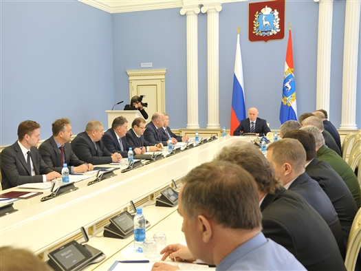 Губернатор Николай Меркушкин провел очередное заседание антитеррористической комиссии Самарской области