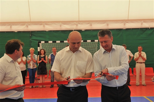 В Красноярском районе открыли новый универсальный спортзал
