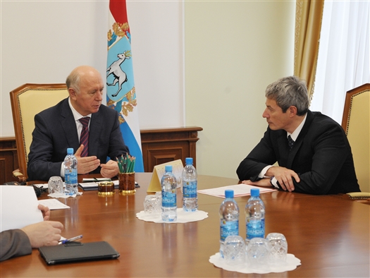 Николай Меркушкин и Вадим Мошкович обсудили перспективы сотрудничества между Самарской областью и ГК "Русагро"