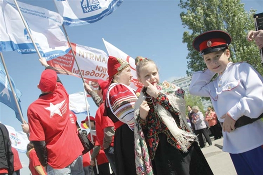 Для горожан московские студенты устроили настоящий праздник