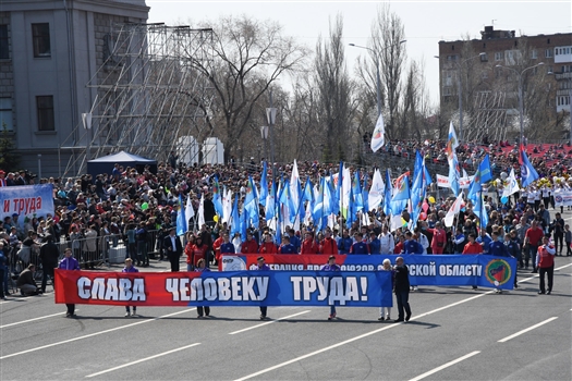 В Самарской области прошли праздничные шествия к Дню Весны и Труда