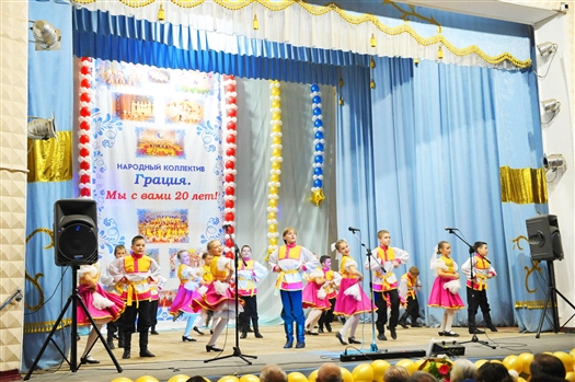 В селе Богатое отметили юбилей народного хореографического коллектива "Грация"