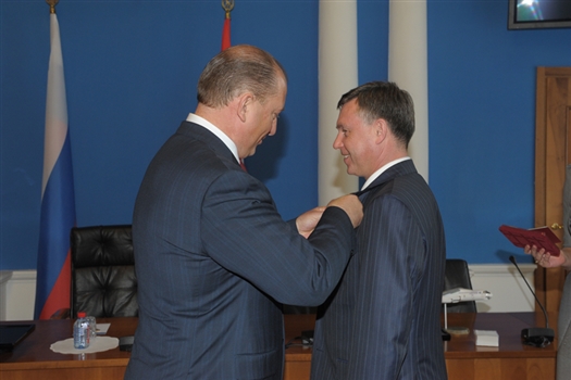 Среди награжденных был министр строительства и ЖКХ Самарской области Павел Донской