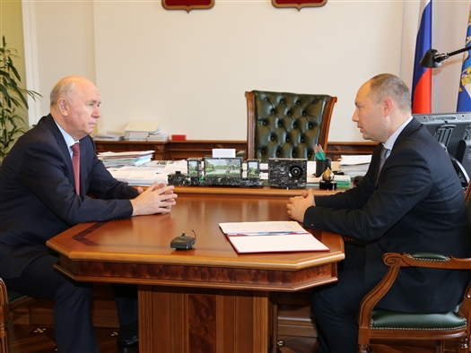 Губернатор провел рабочую встречу с лидером реготделения "Справедливой России"