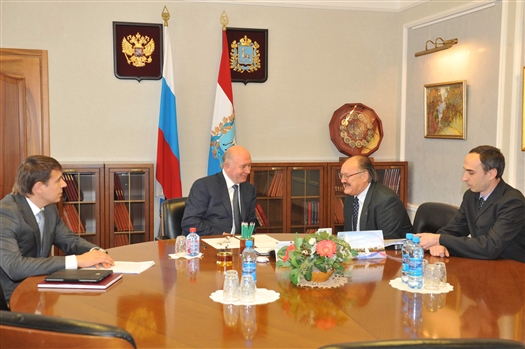 Николай Меркушкин встретился с консулом Италии в Самарской области Джангвидо Бреддо