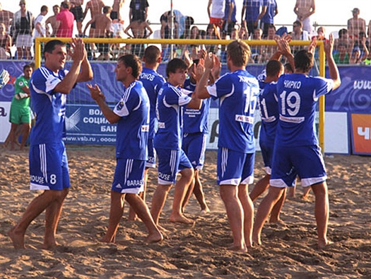 Пляжные "Крылья" завершили первый этап чемпионата страны на четвертом месте