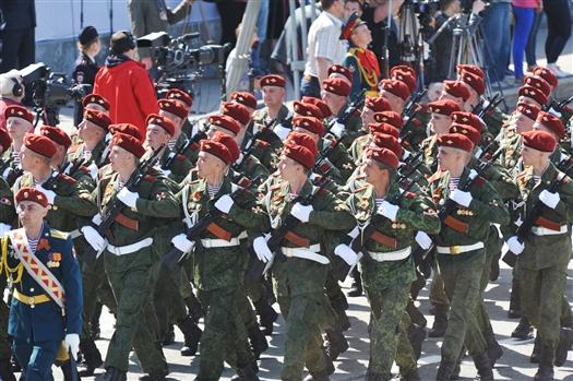 На Параде Победы появились расчеты военнослужащих