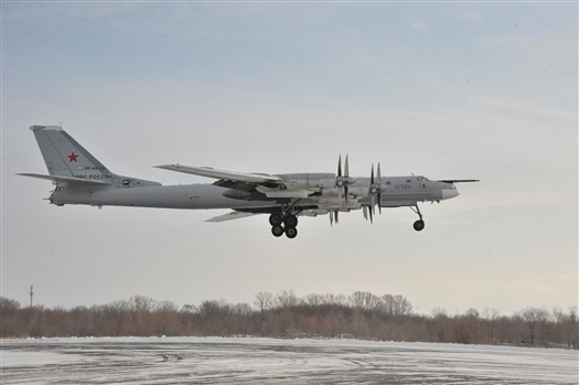 Переоборудованный на "Авиакоре" ТУ-95 МС вылетел из Самары в Энгельс