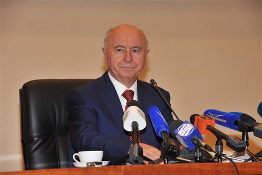Николай Меркушкин дает пресс-конференцию, посвященную итогам выборов губернатора Самарской области
