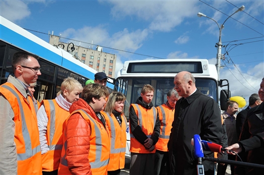 При поддержке области Самара получила 16 новых троллейбусов
