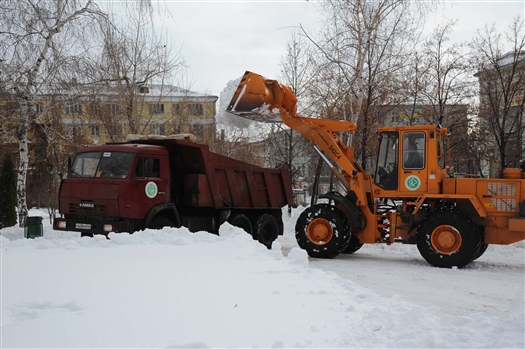 За сутки из Самары вывезли более 10 тыс. тонн снега