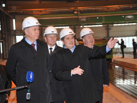 губернатор Николай Меркушкин посетил с рабочим визитом завод железобетонных конструкций "Корпорации КОШЕЛЕВ"