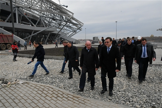 Дмитрий Азаров посетил стадион "Самара Арена"