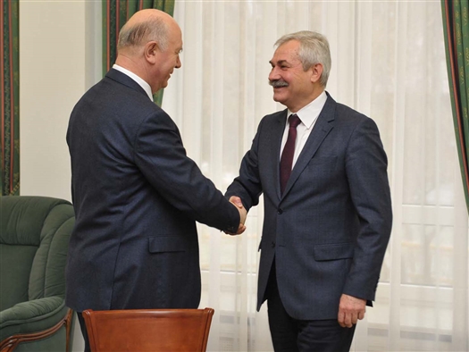 Николай Меркушкин встретился с министром энергетики Республики Беларусь Владимиром Потупчиком