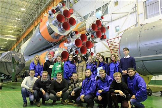 Делегация участников молодежного форума "iВолга-2015" вернулась с космодрома Байконур