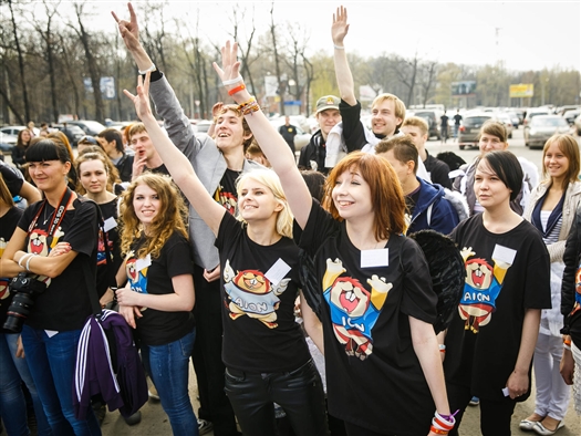 28 апреля в парке им. Гагарина в Самаре состоялась акция популярной компьютерной игры Aion