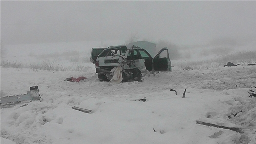 В Сызранском районе при столкновении Daewoo Matiz и "четырнадцатой" погибла пассажирка