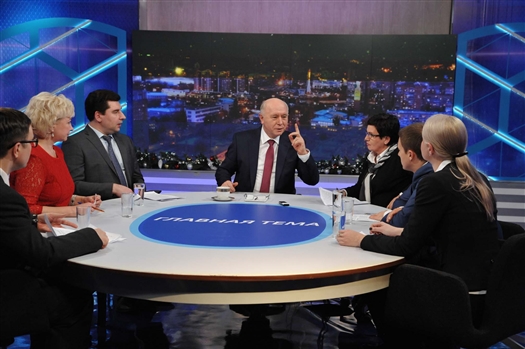 Губернатор Николай Меркушкин ответит на вопросы ведущих телеканалов региона