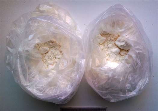 В дорожной сумке они нашли пакет с белым порошком. Масса наркотика составила 493,1 г