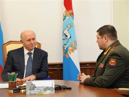 Губернатор встретился с новым командующим 2-й гвардейской армией Игорем Серицким
