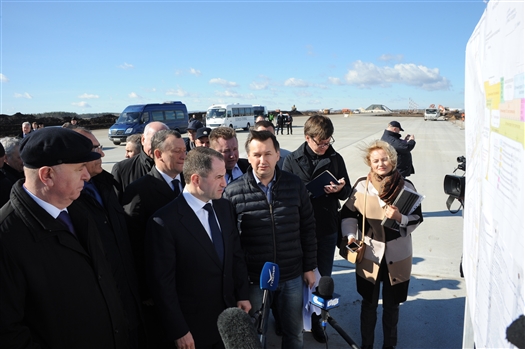 Михаил Бабич ознакомился с ходом реконструкции международного аэропорта "Курумоч"