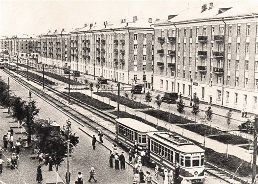 Так выглядела улица Победы в 50-е годы