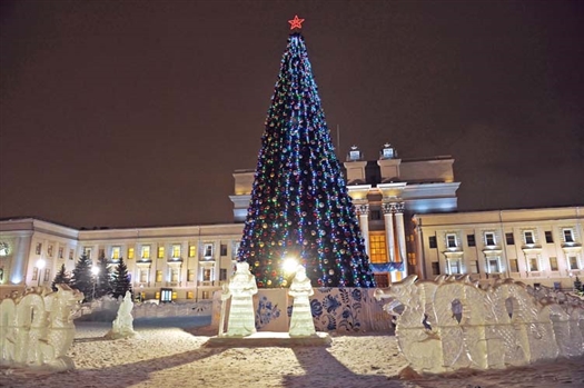 Главным местом новогодних торжеств в Самаре снова станет площадь им. Куйбышева