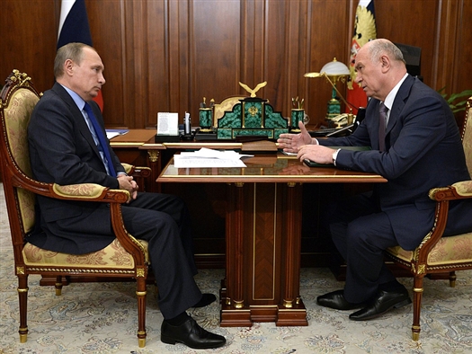 Владимир Путин провел рабочую встречу с губернатором Самарской области Николаем Меркушкиным