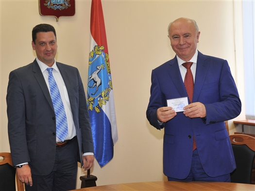 Николай Меркушкин зарегистрирован в качестве кандидата на пост губернатора Самарской области