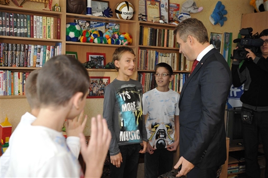 Уполномоченный по правам ребенка в РФ Павел Астахов посетил СРЦ "Подросток"