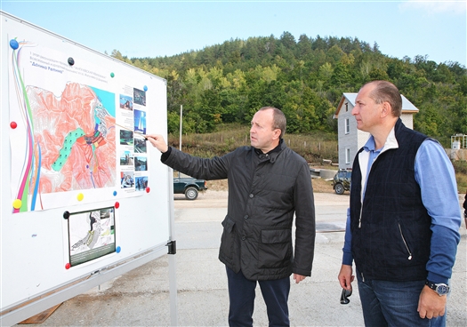 Губернатор с высоты смотровой площадки в Ширяево оценил перспективы развития туризма в Самарской области