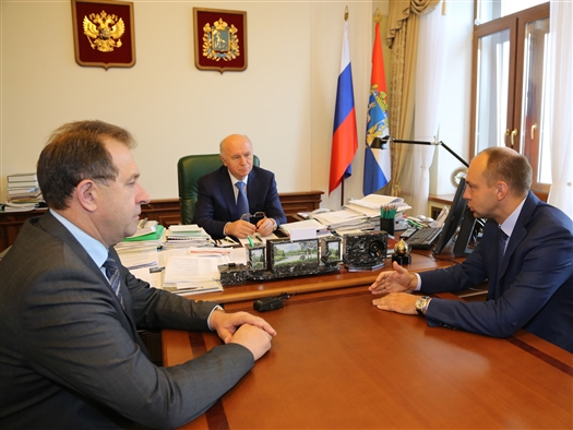 Николай Меркушкин провел рабочую встречу с замруководителя Управления президента РФ Алексеем Михеевым 