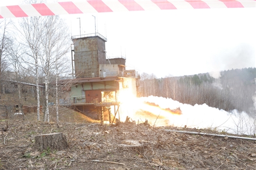 Заключительное, четвертое огневое испытание двигателя НК-33А прошло успешно