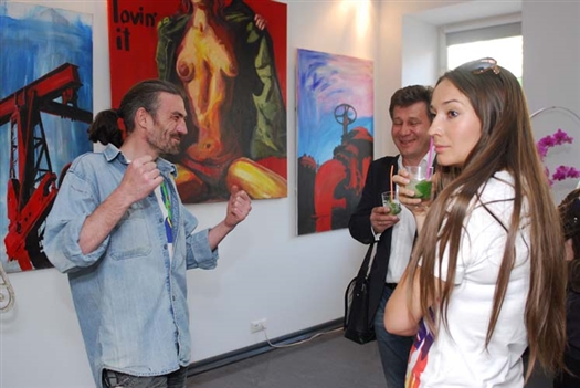 Выставка Фрола Веселого и Евгения Масленникова открылась в арт-гостиной Нади Ковба 19 мая