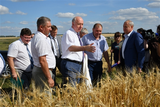 Губернатор посетил крупнейшее сельхозпредприятие Похвистневского района