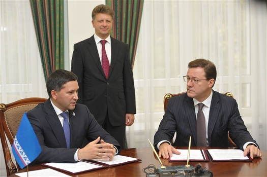 Главы Самарской области и Ямало-Ненецкого автономного округа подписали соглашение о социально-экономическом сотрудничестве